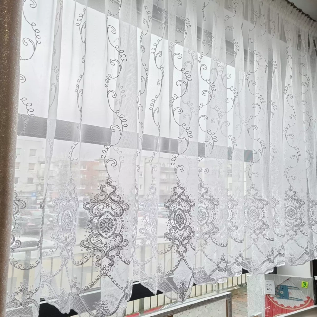 FIRANA NA WYMIAR - Haft po całości ornament HANIA 400x160